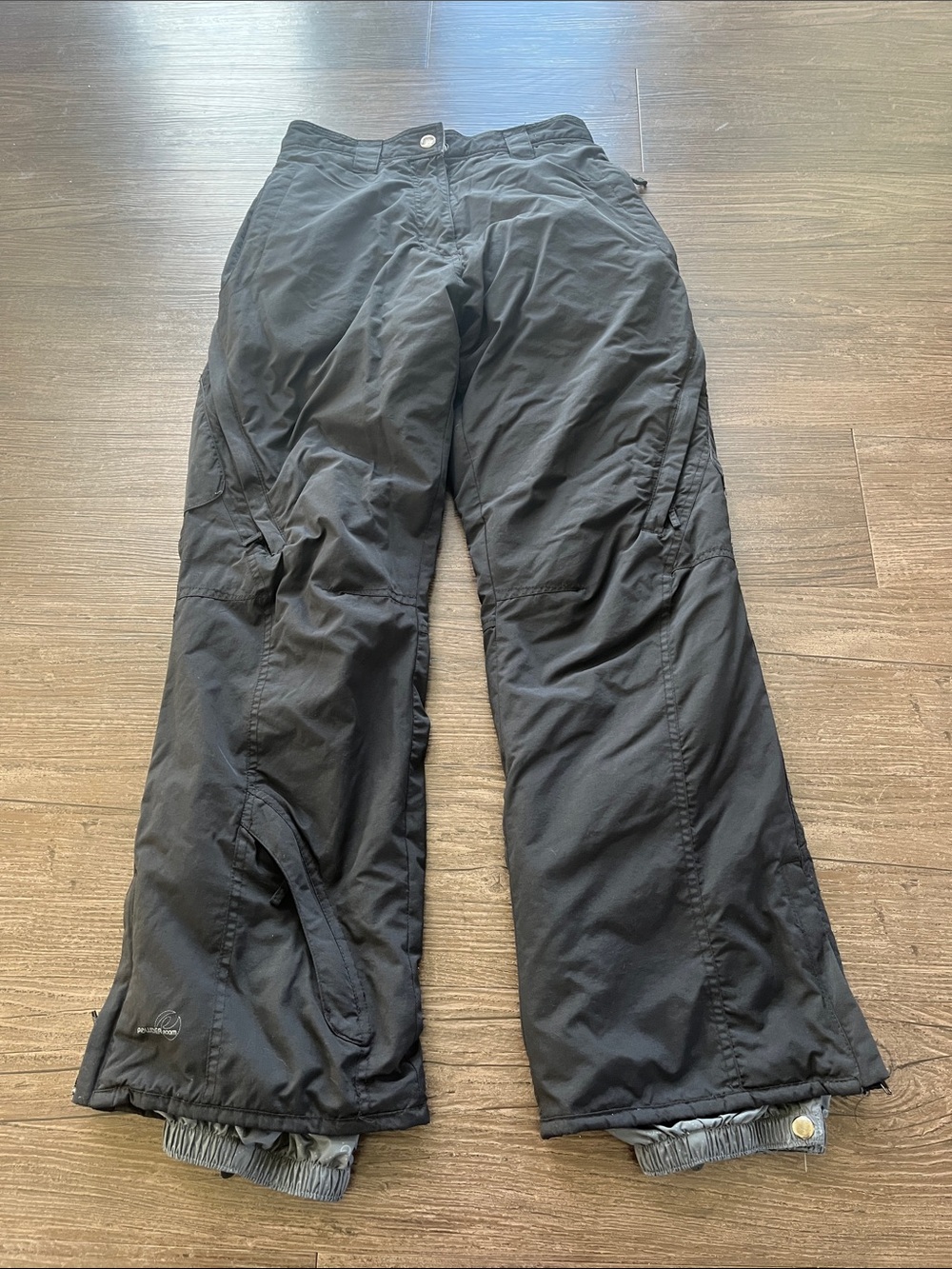 Women’s Powder Room Black Insulated Snow Pants Size Medium